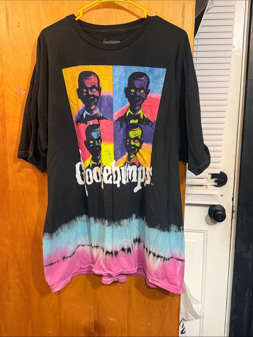 Goosebumps Slappy The Dummy Pop Art Tee sz XL